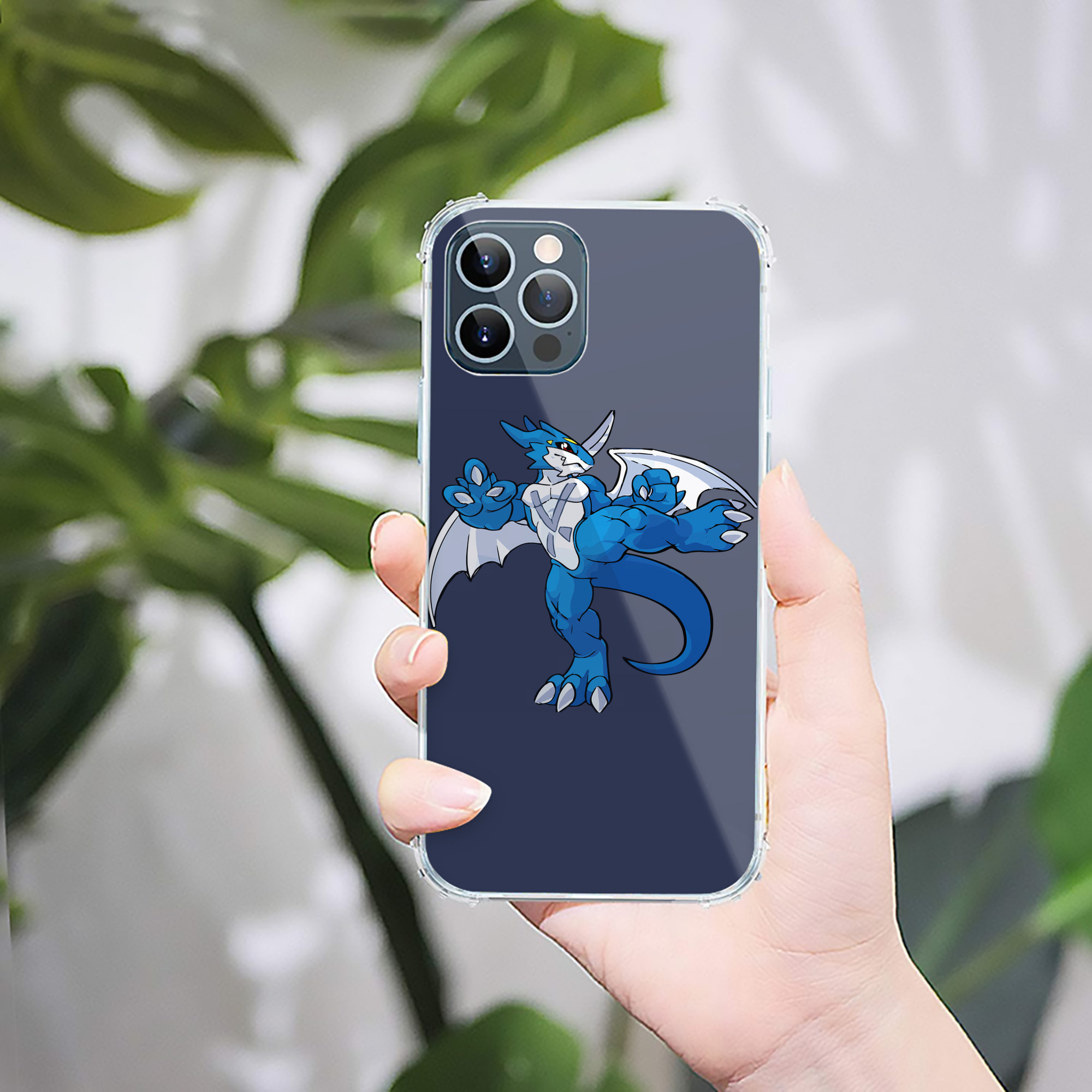 （画像用） Digimon デジタルモンスター/デジモン 【iPhone 12シリーズ対応】透明スマホケース（クリアソフトケース）